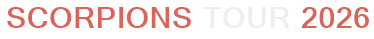 Scorpions Tour 2026